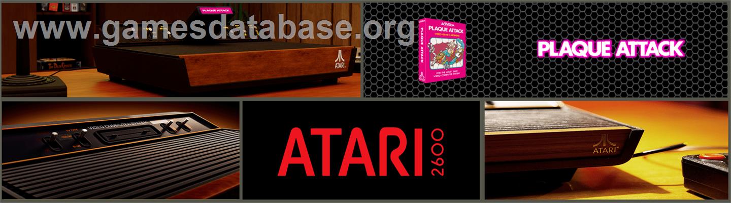 Plaque Attack - Atari 2600 - Artwork - Marquee