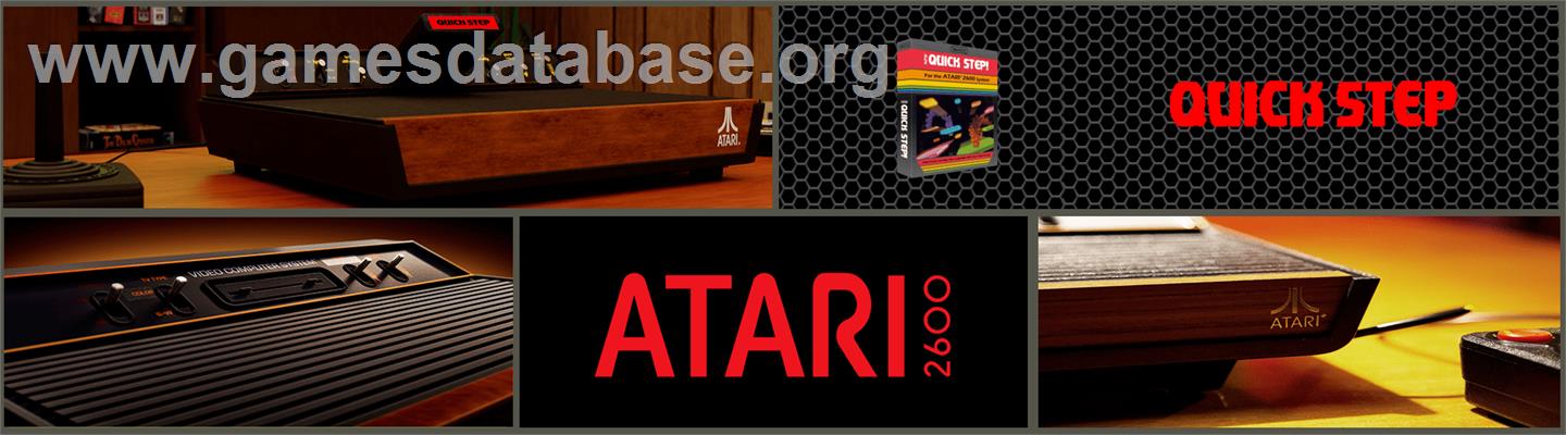 Quick Step! - Atari 2600 - Artwork - Marquee
