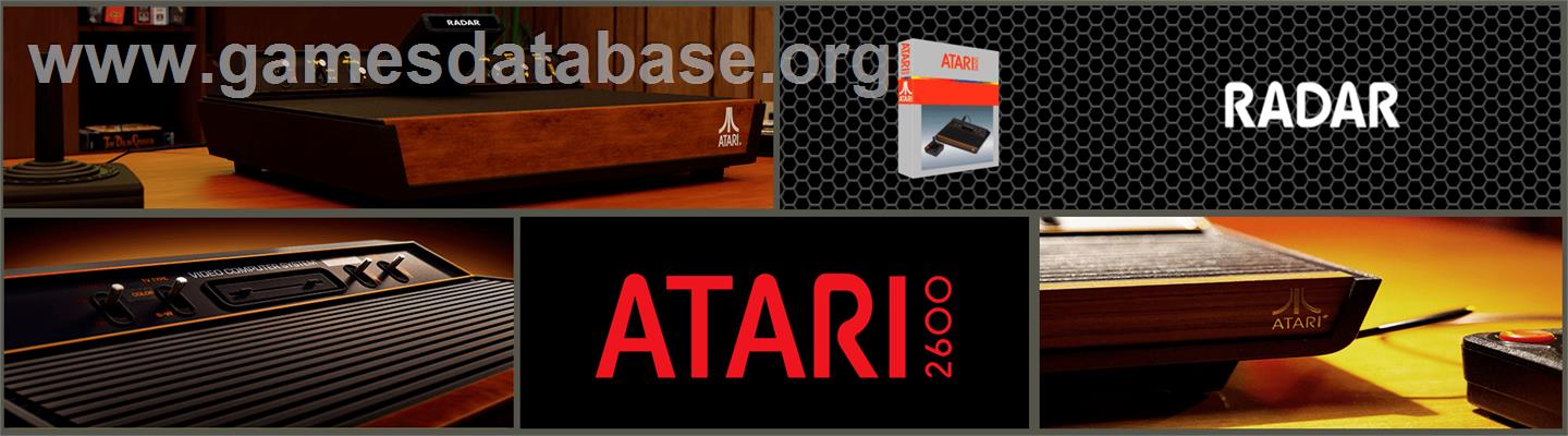 Radar - Atari 2600 - Artwork - Marquee