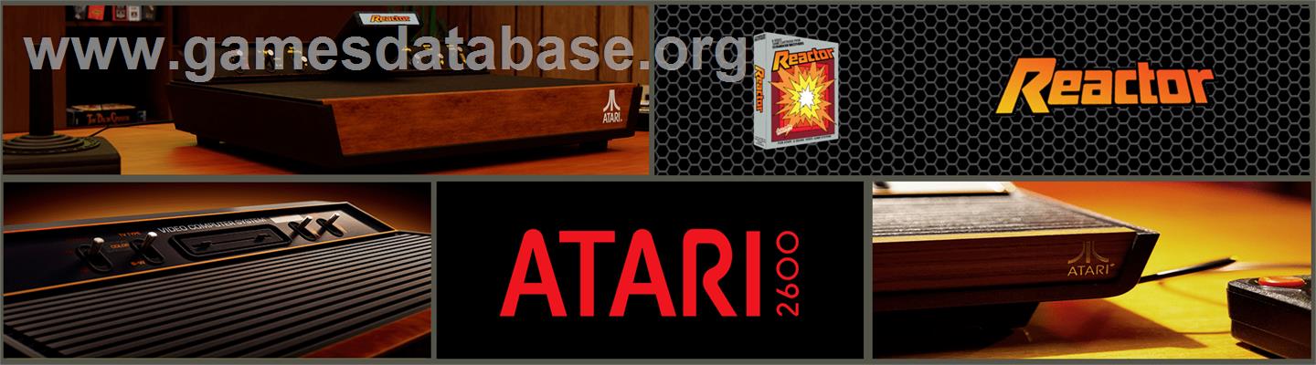 Reactor - Atari 2600 - Artwork - Marquee