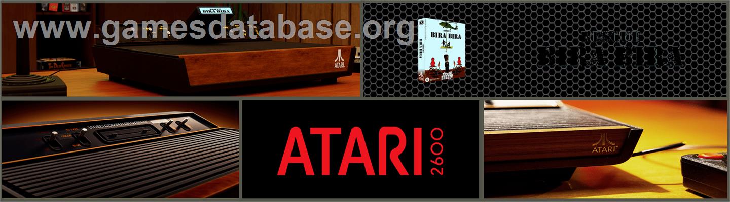 Rescue Bira Bira - Atari 2600 - Artwork - Marquee