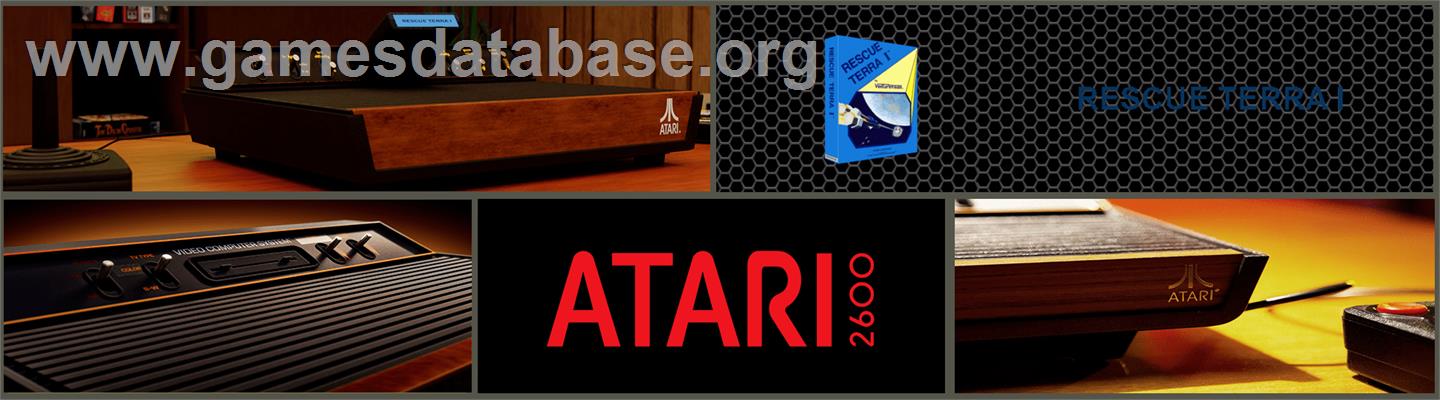 Rescue Terra I - Atari 2600 - Artwork - Marquee