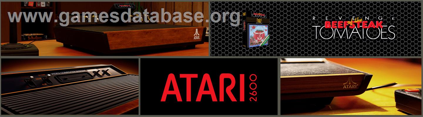 Revenge of the Beefsteak Tomatoes - Atari 2600 - Artwork - Marquee