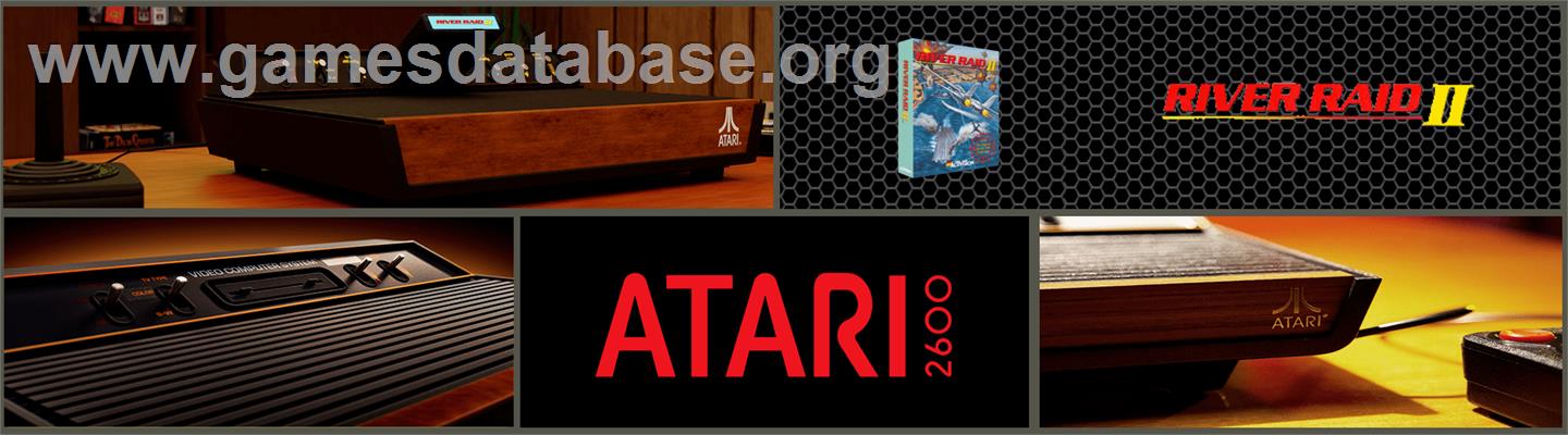 River Raid 2 - Atari 2600 - Artwork - Marquee