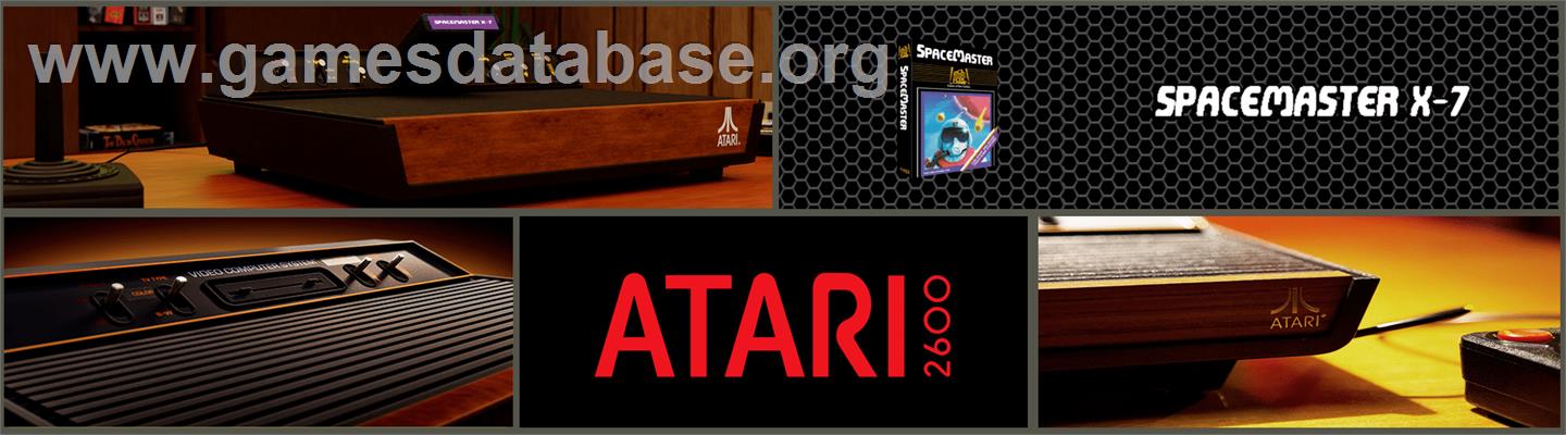 Spacemaster X-7 - Atari 2600 - Artwork - Marquee