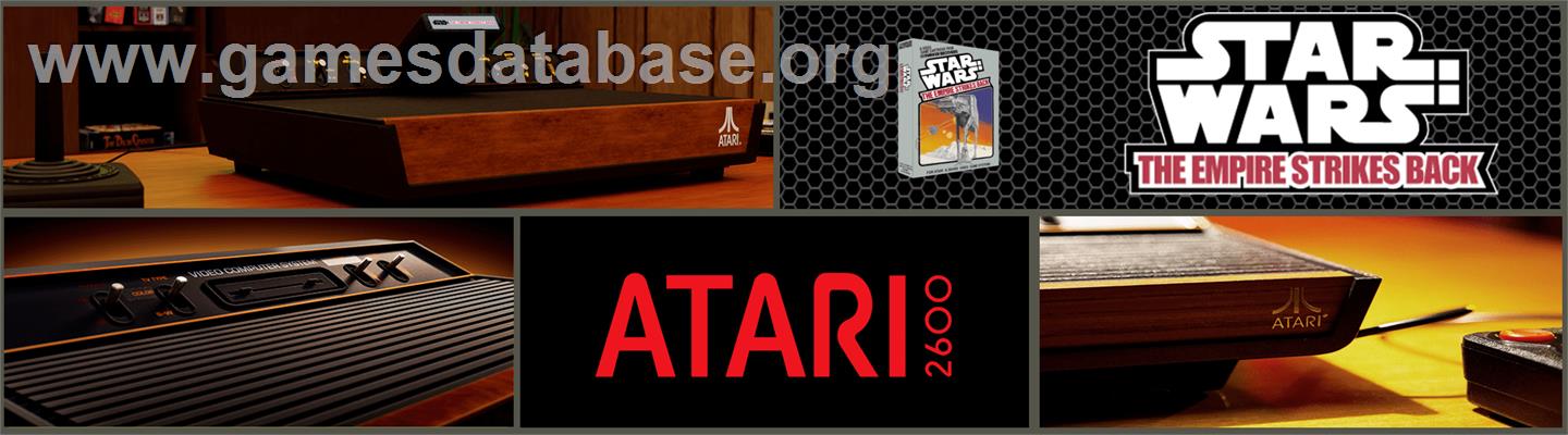 Star Wars: The Empire Strikes Back - Atari 2600 - Artwork - Marquee