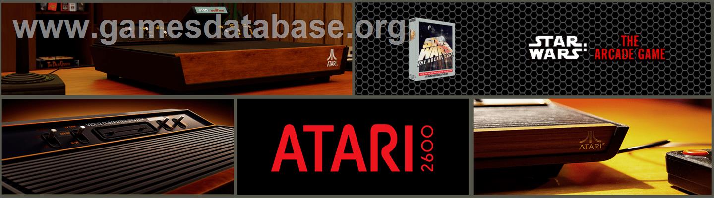 Star Wars - The Arcade Game - Atari 2600 - Artwork - Marquee