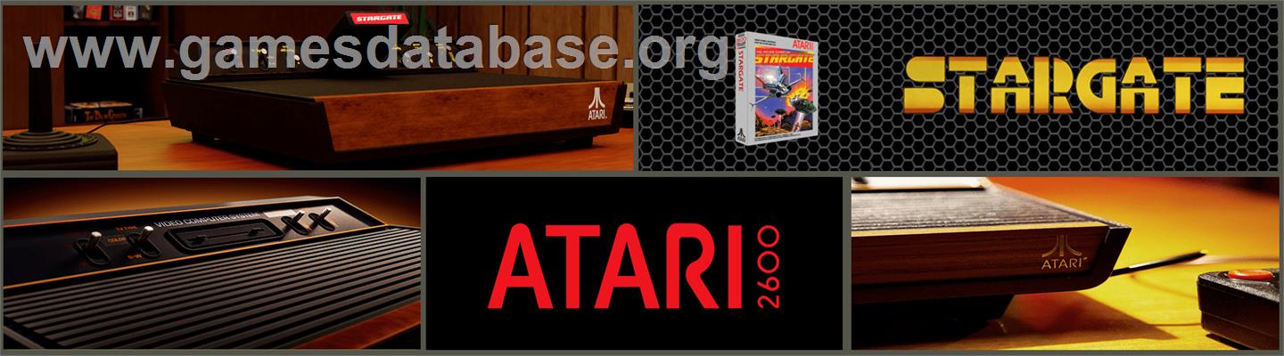 Stargate - Atari 2600 - Artwork - Marquee