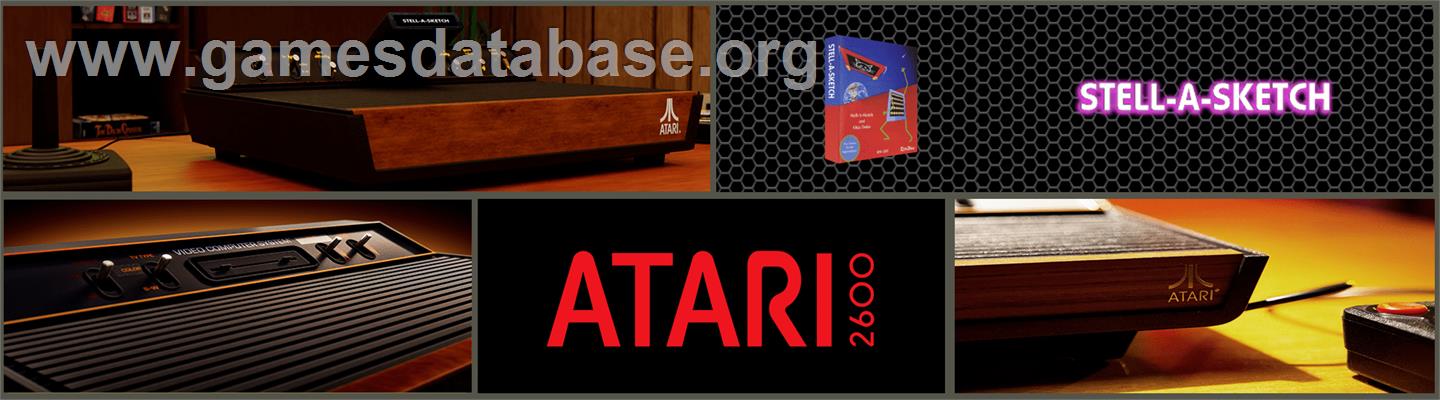Stell-a-sketch - Atari 2600 - Artwork - Marquee
