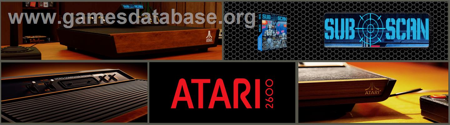 Sub-scan - Atari 2600 - Artwork - Marquee