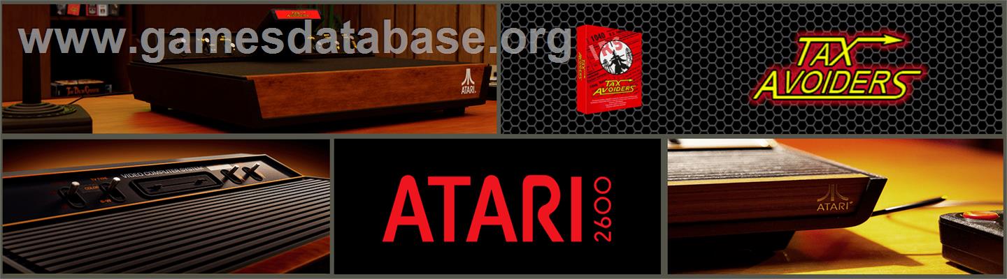 Tax Avoiders - Atari 2600 - Artwork - Marquee