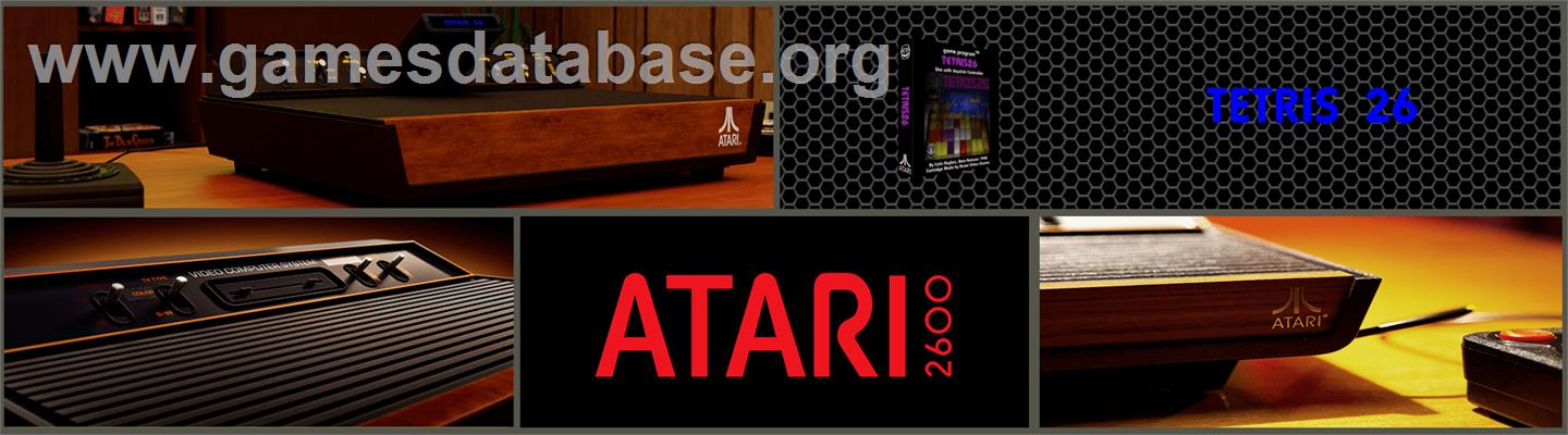 Tetris 26 - Atari 2600 - Artwork - Marquee