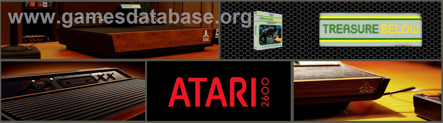 Treasure Below - Atari 2600 - Artwork - Marquee