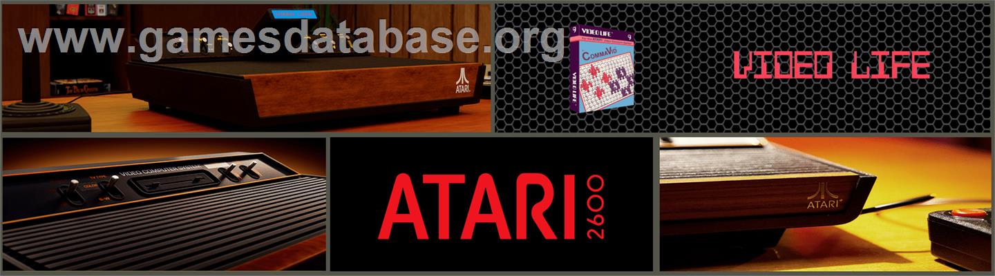 Video Life - Atari 2600 - Artwork - Marquee