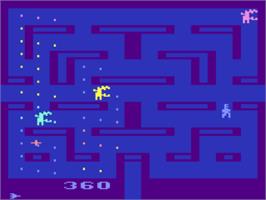 In game image of Alien on the Atari 2600.