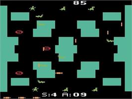 In game image of Alligator People, The on the Atari 2600.