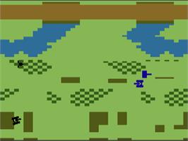 In game image of Armor Ambush on the Atari 2600.