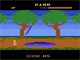 In game image of Cabbage Patch Kids - Adventures In The Park on the Atari 2600.