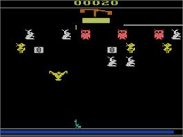 In game image of Carnival on the Atari 2600.
