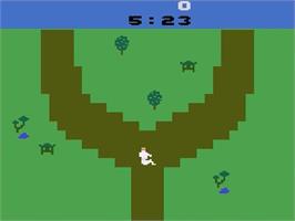 In game image of Chuck Norris Superkicks on the Atari 2600.