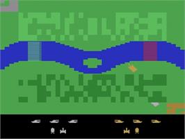 In game image of Combat Two on the Atari 2600.