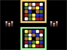 In game image of Cubicolor on the Atari 2600.
