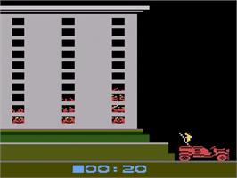 In game image of Fire Fighter on the Atari 2600.