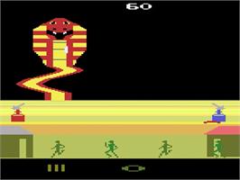 In game image of G.I. Joe: Cobra Strike on the Atari 2600.