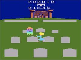In game image of Ghost Manor on the Atari 2600.