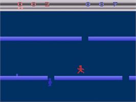 In game image of Halloween on the Atari 2600.