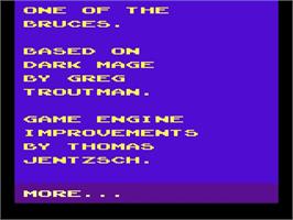 In game image of Lord Of The Rings - The Fellowship Of The Ring, The on the Atari 2600.