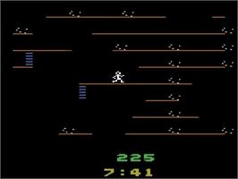In game image of Mountain King on the Atari 2600.