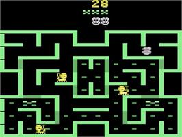In game image of Mouse Trap on the Atari 2600.