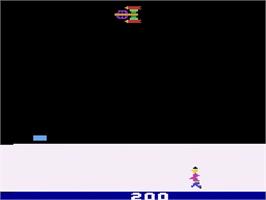 In game image of Planet Patrol on the Atari 2600.
