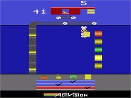 In game image of Pressure Cooker on the Atari 2600.