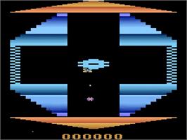 In game image of Quadrun on the Atari 2600.