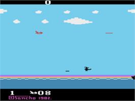 In game image of Sea Hawk on the Atari 2600.