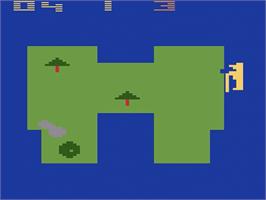 In game image of Seawolf on the Atari 2600.