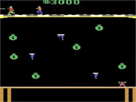 In game image of Secret Agent on the Atari 2600.