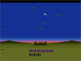 In game image of Sir Lancelot on the Atari 2600.