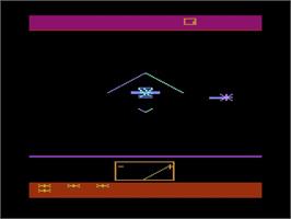In game image of Spacemaster X-7 on the Atari 2600.