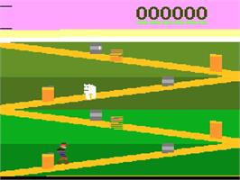 In game image of Spike's Peak on the Atari 2600.
