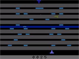 In game image of Star Fire on the Atari 2600.