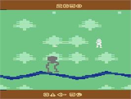 In game image of Star Wars - Return Of The Jedi - Ewok Adventure on the Atari 2600.