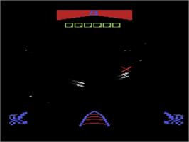 In game image of Star Wars - The Arcade Game on the Atari 2600.