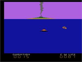 In game image of Survival Island on the Atari 2600.