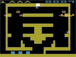 In game image of Towering Inferno on the Atari 2600.