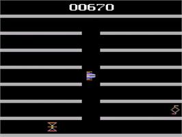 In game image of Turmoil on the Atari 2600.