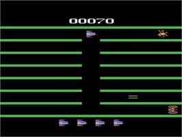 In game image of Turmoil on the Atari 2600.