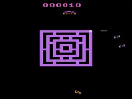 In game image of Wall-Defender on the Atari 2600.